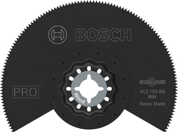 Hoja segmentada Bosch PRO ACZ 100 BB para madera, 100 mm.